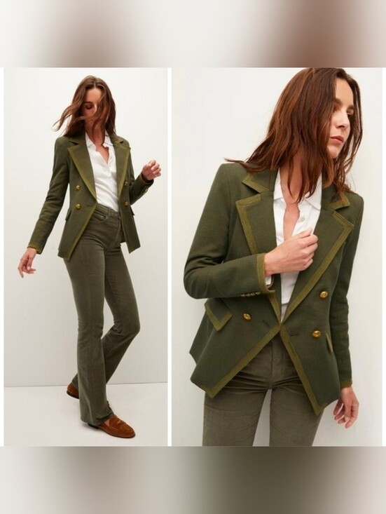 Veronica Beard Jackets & Blazers - Veronica Beard Edison Dickey Jacket Olive Green